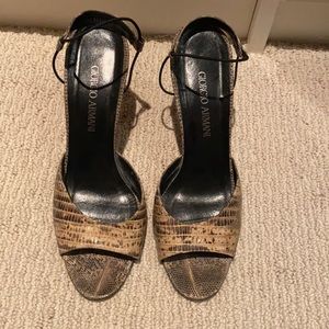 Giorgio Armani Exotic Skin Heels shoes